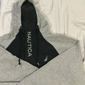 New never used Nautica black and grey sweater with tags